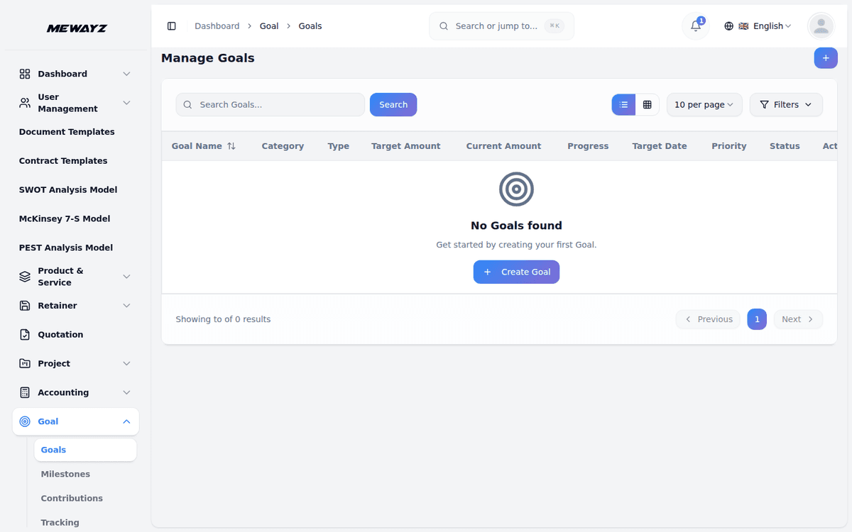 Mewayz Performance Reviews — Goal setting
