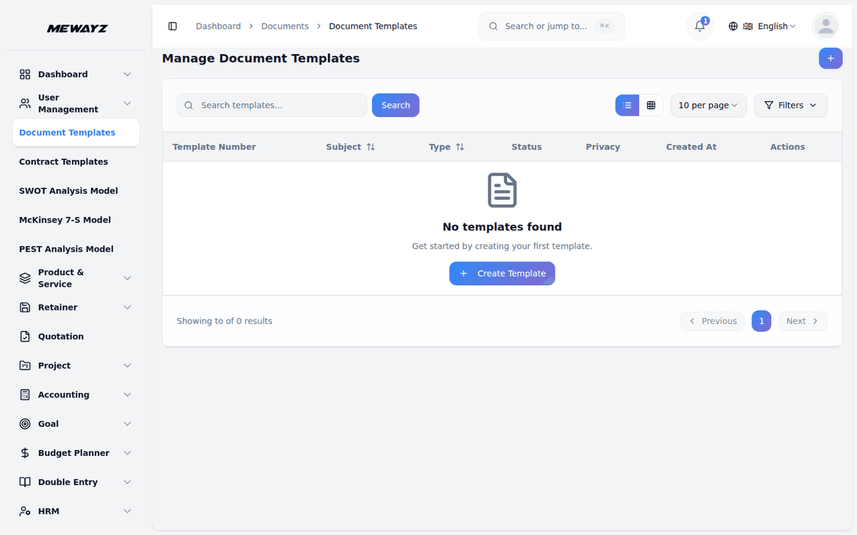 Mewayz AI Tools — Document templates