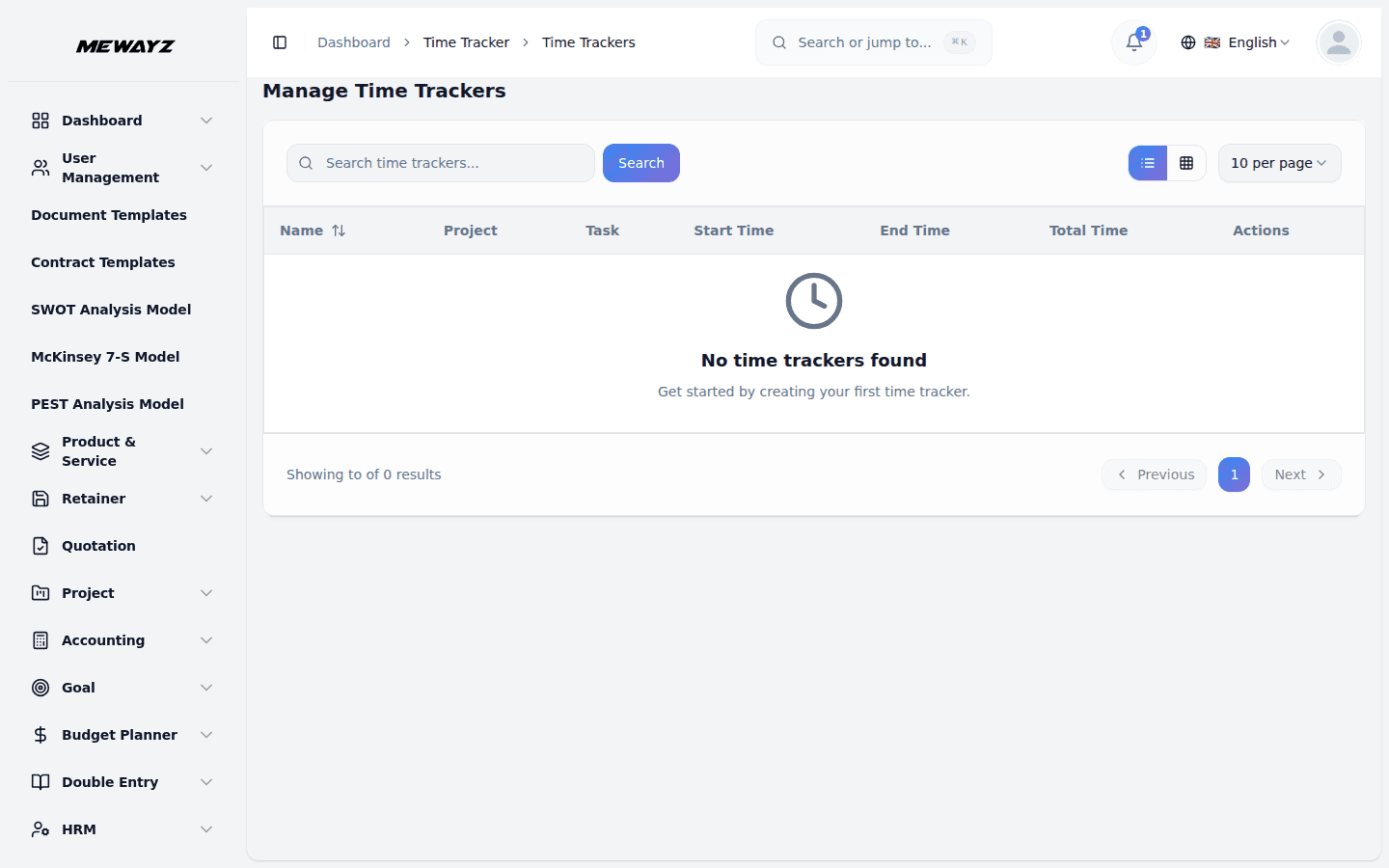 Mewayz Time Tracker — Time tracker