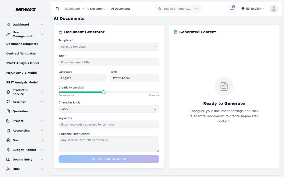Mewayz Email & Marketing — AI documents