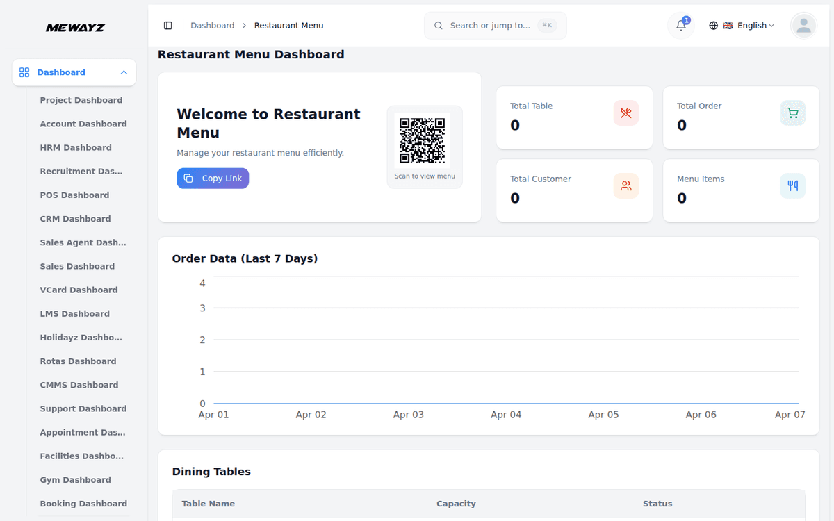 Mewayz Hotel Management — Restaurant & bar