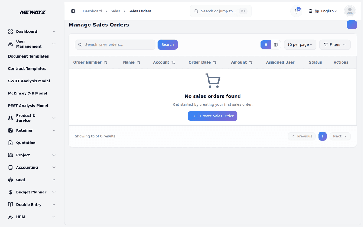 Mewayz Quotations — Convert to order